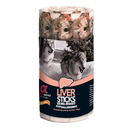 Alpha Spirit Przysmak pasztet dla psa blister WĄTROBA 160g