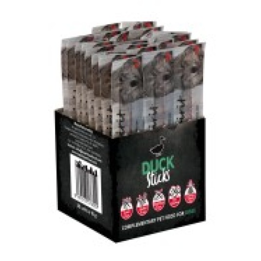 ALPHA SPIRIT Przysmaki dla psa ZESTAW 1 paluszek pojedynczy 10g KACZKA