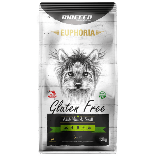 BIOFEED EUPHORIA Karma dla psów mini i małych ras z Jagnięciną 12kg