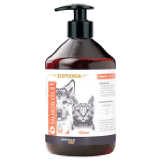 BIOFEED EUPHORIA Olej z łososia dla psa i kota 500ml