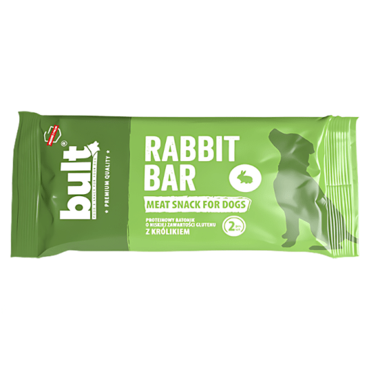 BULT RABBIT BAR Batonik proteinowy przysmak dla psa z Królikiem 75gDaj poznać swojemu czworonogowi w