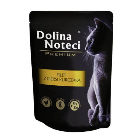 DOLINA NOTECI Karma mokra dla kota Filet z Piersi Kurczaka 85g