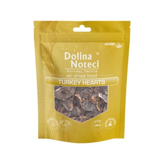Dolina Noteci Natural Treats Turkey Hearts serca z indyka przysmak dla psa 170g