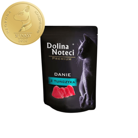 DOLINA NOTECI PREMIUM Karma mokra dla kota Danie z Tuńczyka 85g
