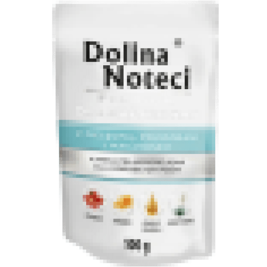 Dolina Noteci Premium mokra karma dla psów małych ras z Cielęcina pomidorami i makaronem 100g