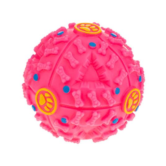Doozy Snack Ball - Behawioralna piłka z otworem na przysmaki RÓŻOWA