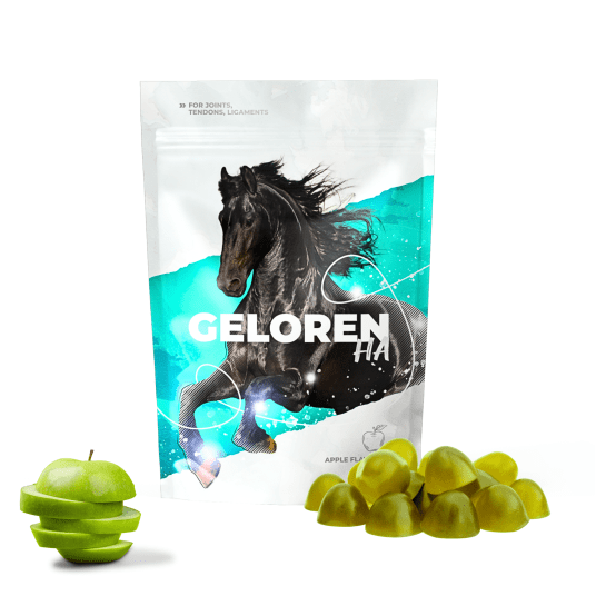 Geloren HA Specjalistyczny suplement na stawy dla koni 450g - Jabłkowy