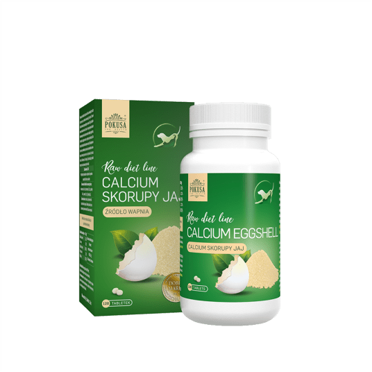 POKUSA RawDietLine Calcium EggShell/Calcium Skorupy Jaj 120tab.