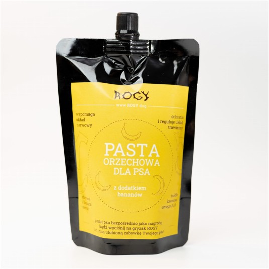 ROGY Pasta orzechowa dla psa z bananami