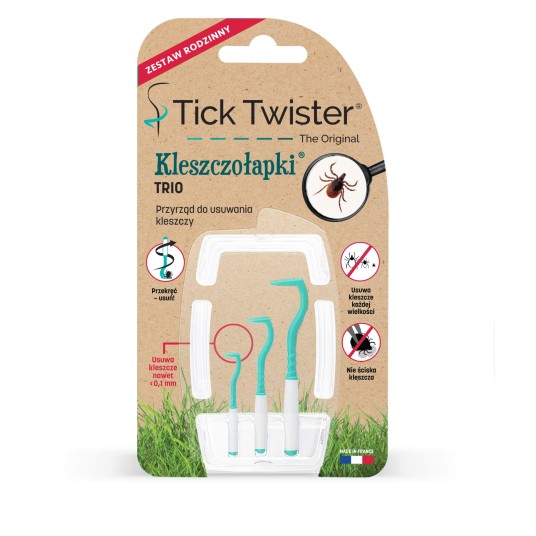 Tick Twister Kleszczołapki pudełko TRIO PORTICA