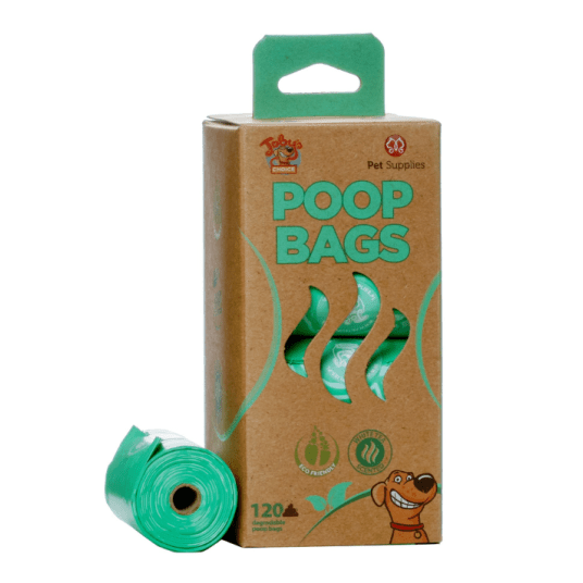 TOBY'S CHOICE Zapachowe Woreczki EKO Worki na odchody 120szt POOP BAGS