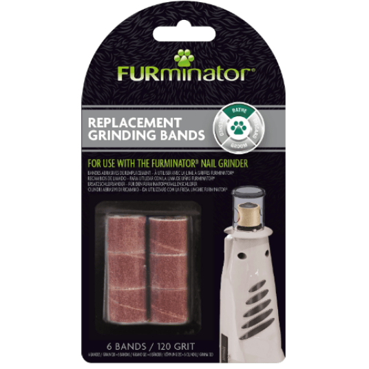 WKŁADY WYMIENNE 6 sztuk do Furminatora Nail Grinder PILNIK do pazurów wygładzający z lampką LED dla