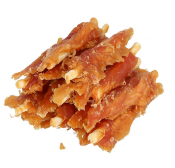 HILTON CHICKEN INSERTED with White Rawhide Stick / FILET Z KURCZAKA Na Patyku 5″ 500g