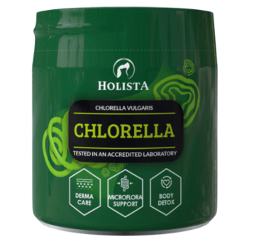 HOLISTA Chlorella Oczyszczanie organizmu, choroba nerek, neutralizujący zapach Suplement dla psa i k