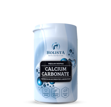 HolistaPets Calcium Carbonate Węglan Wapnia dla Psa i Kota 250g