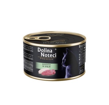 Mokra karma Premium dla kota bogata w Gęś 185g DOLINA NOTECI