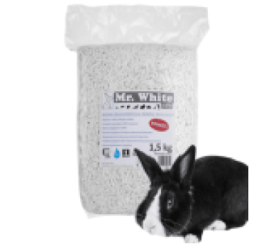 Mr. White - Wiórki celulozowe - Naturalna podściółka dla królików i gryzoni 15l / 1,5kg
