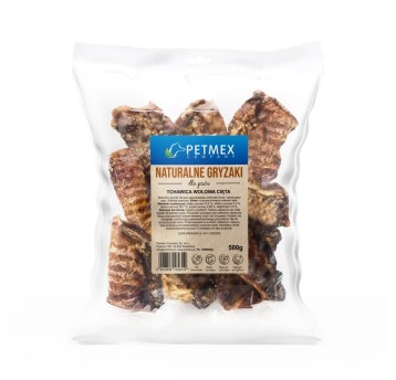 PETMEX Tchawica wołowa cięta gryzak naturalny dla psa 500g