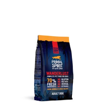 PRIMAL SPIRIT WANDERLUST 1kg Sucha karma 70% mięsa Alpha Spirit