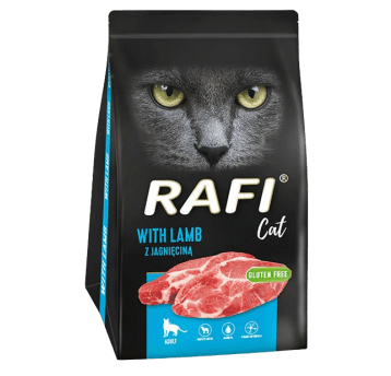 RAFI CAT Sucha karma dla kota z Jagnięciną 1,5kg