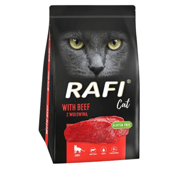 RAFI CAT Sucha karma dla kota z Wołowiną 1,5kg