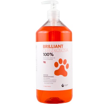 SALMON OIL BRILLIANT Olej z łososia norweskiego 1000ml / 1l