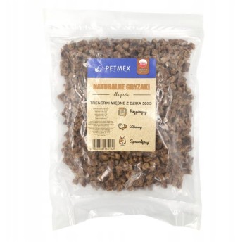 Trenerki z dzika, mięsne 500g PETMEX