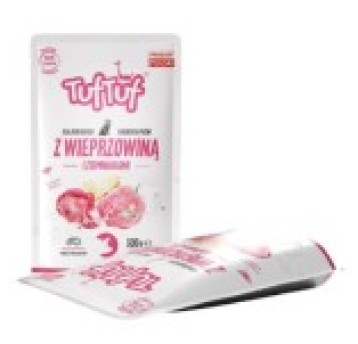 TUF TUF Saszetka mielonki dla psa Wieprzowina z Ziemniakami 300g