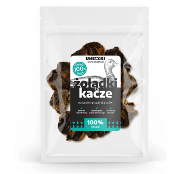 UNISZKI Żołądki kacze naturalny przysmak z podrobów dla psa 150g