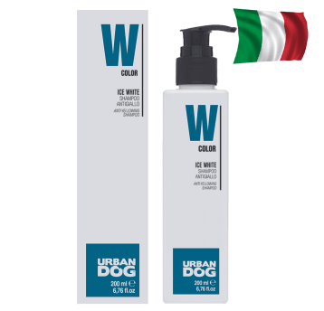 URBAN DOG ICE WHITE COLOR Szampon do białej sierści dla psów i kotów przeciwko żółceniu 200ml